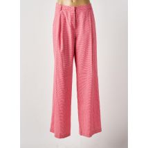 NIU - Pantalon large rouge en coton - Femme - Taille 40 - Modz