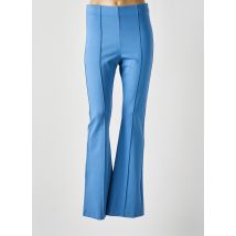 MALIPARMI - Pantalon flare bleu en viscose - Femme - Taille 38 - Modz