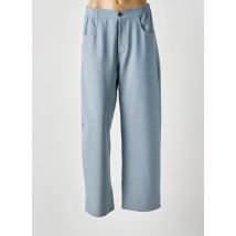 ATTIC AND BARN - Pantalon droit bleu en polyester - Femme - Taille 42 - Modz