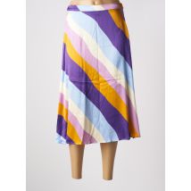 NIU - Jupe mi-longue violet en soie - Femme - Taille 36 - Modz