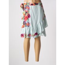 VALENTINE GAUTHIER - Jupe mi-longue bleu en viscose - Femme - Taille 40 - Modz