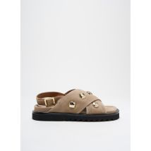BILLIBI - Sandales/Nu pieds marron en cuir - Femme - Taille 36 - Modz