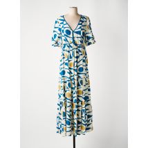 MD'M - Robe longue blanc en viscose - Femme - Taille 38 - Modz