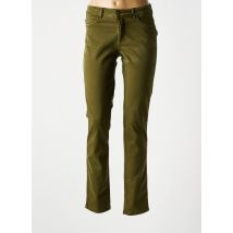 JENSEN - Jeans coupe slim vert en coton - Femme - Taille 40 - Modz
