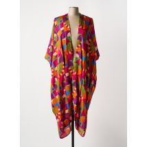 CHICOSOLEIL - Veste kimono violet en modal - Femme - Taille TU - Modz