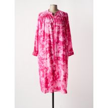 CHICOSOLEIL - Robe mi-longue rose en coton - Femme - Taille 34 - Modz