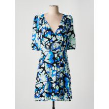 ARTLOVE - Robe mi-longue bleu en viscose - Femme - Taille 40 - Modz