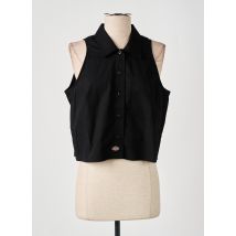 DICKIES - Chemisier noir en coton - Femme - Taille 32 - Modz
