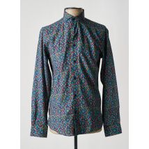 RECYCLED - Chemise manches longues bleu en coton - Homme - Taille S - Modz