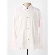 RECYCLED - Chemise manches longues rose en coton - Homme - Taille S - Modz