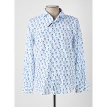 RECYCLED - Chemise manches longues blanc en coton - Homme - Taille XXL - Modz