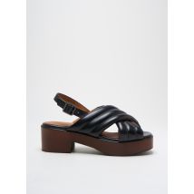 ANTHOLOGY - Sandales/Nu pieds noir en cuir - Femme - Taille 38 - Modz