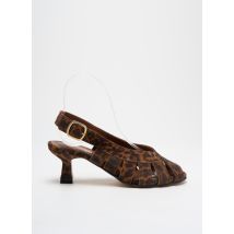 ANONYMOUS - Sandales/Nu pieds marron en cuir - Femme - Taille TU - Modz