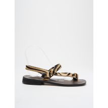 THERA'S - Tongs marron en cuir - Femme - Taille 37 - Modz