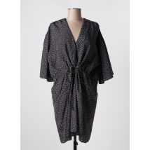 ROSEANNA - Robe mi-longue noir en cuppro - Femme - Taille 38 - Modz