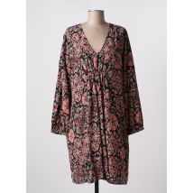 MOMONI - Robe mi-longue noir en soie - Femme - Taille 38 - Modz