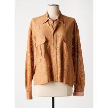 FORTE-FORTE - Chemisier marron en coton - Femme - Taille 36 - Modz