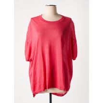 C.T.PLAGE - Pull rouge en lin - Femme - Taille 40 - Modz