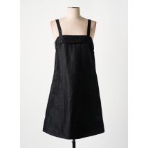 ATTIC AND BARN - Robe mi-longue noir en lin - Femme - Taille 40 - Modz