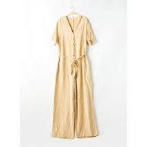 POMANDERE - Combi-pantalon beige en viscose - Femme - Taille 40 - Modz