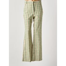 MARGAUX LONNBERG - Pantalon flare vert en lin - Femme - Taille 36 - Modz