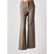 VANESSA BRUNO - Pantalon flare marron en laine vierge - Femme - Taille 38 - Modz