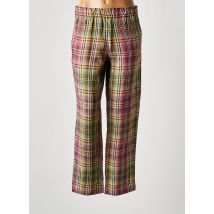 BELLA JONES - Pantalon droit vert en lin - Femme - Taille 38 - Modz