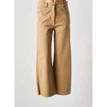 8PM - Jean coupe flare marron en coton - Femme - Taille 36 - Modz