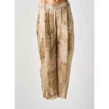 MES DEMOISELLES...PARIS - Pantalon droit beige en viscose - Femme - Taille 38 - Modz