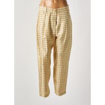 MOMONI - Pantalon droit beige en soie - Femme - Taille 40 - Modz