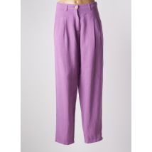 FORTE-FORTE - Pantalon droit violet en viscose - Femme - Taille 40 - Modz