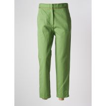 FORTE-FORTE - Pantalon 7/8 vert en coton - Femme - Taille 38 - Modz