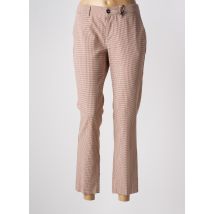 TRUE NYC - Pantalon 7/8 marron en coton - Femme - Taille W29 - Modz