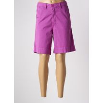 BELLA JONES - Bermuda violet en coton - Femme - Taille 40 - Modz
