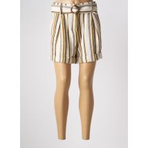 LOUIZON - Short beige en coton - Femme - Taille 38 - Modz