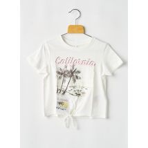 NAME IT - T-shirt blanc en coton - Fille - Taille TU - Modz