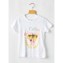 NAME IT - T-shirt blanc en coton - Fille - Taille TU - Modz