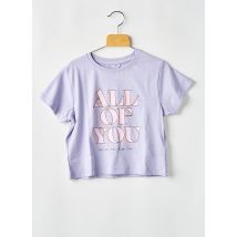 NAME IT - T-shirt violet en coton - Fille - Taille TU - Modz
