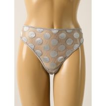 SIMONE PERELE - Tanga gris en polyester - Femme - Taille 42 - Modz
