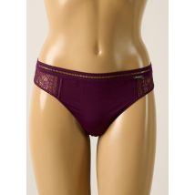 IMPLICITE - Tanga violet en polyamide - Femme - Taille 42 - Modz
