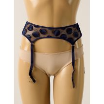 IMPLICITE - Guêpière/Porte-jarretelle bleu en polyester - Femme - Taille 40 - Modz