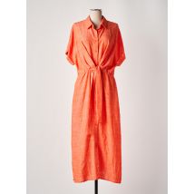 FRNCH - Robe longue orange en viscose - Femme - Taille 40 - Modz