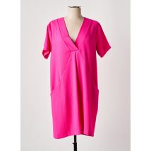 PAKO LITTO - Robe mi-longue rose en polyester - Femme - Taille 44 - Modz