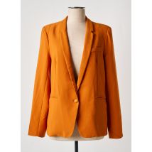 LA PETITE ETOILE - Blazer orange en polyester - Femme - Taille 38 - Modz