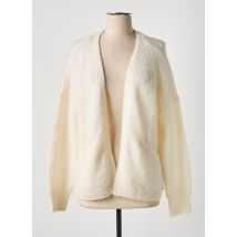 DES PETITS HAUTS - Gilet manches longues beige en mohair - Femme - Taille 38 - Modz