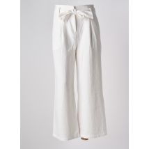 FRNCH - Pantalon 7/8 blanc en coton - Femme - Taille 36 - Modz
