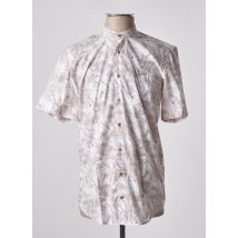 DANIEL HECHTER - Chemise manches courtes beige en coton - Homme - Taille S - Modz