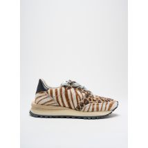 HIDNANDER - Baskets marron en cuir - Femme - Taille 37 - Modz