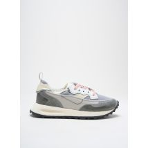 HIDNANDER - Baskets gris en cuir - Femme - Taille 39 - Modz