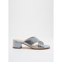 MARYAM NASSIR ZADEH - Mules/Sabots argent en cuir - Femme - Taille 37 - Modz